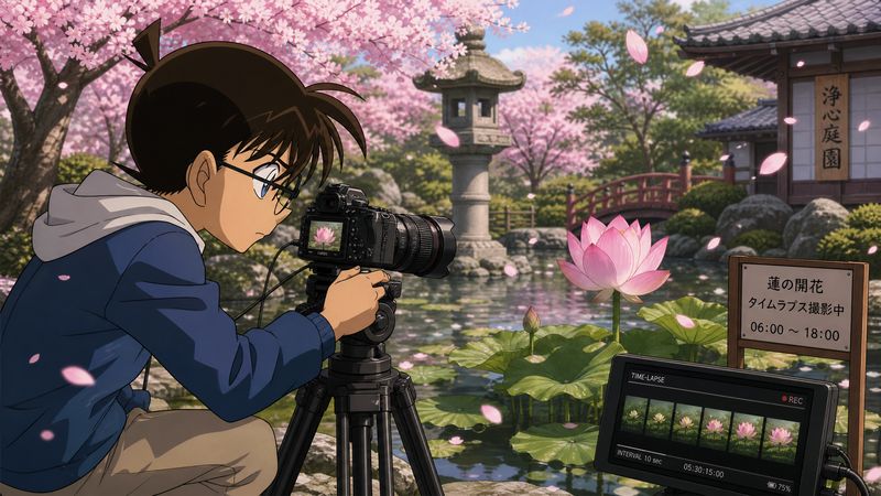 探花植物视频-莲花延时摄影视频